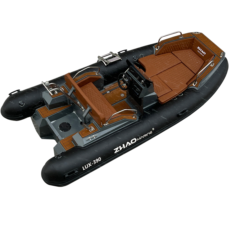 Fishing Boat Aluminum - 13ft LUX Rib Boat390 High Speed