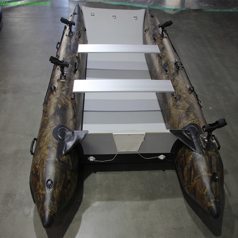 Fishing Boat Inflatable - High-Speed Catamaran Inflatable Boat PVC Rubber