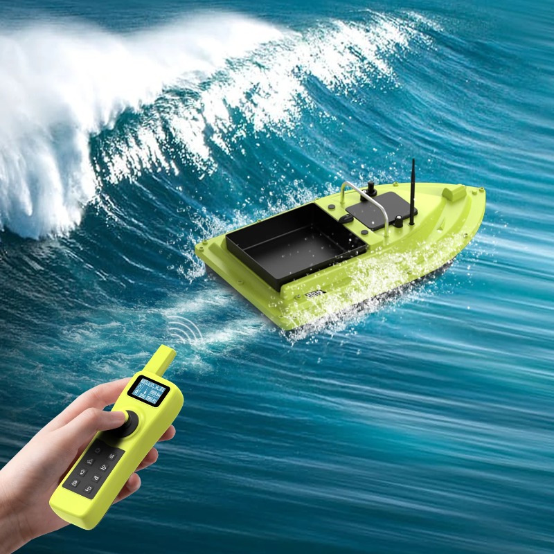 Fishing Boat Depth Finder - Control Plastic Fish Finder with 2