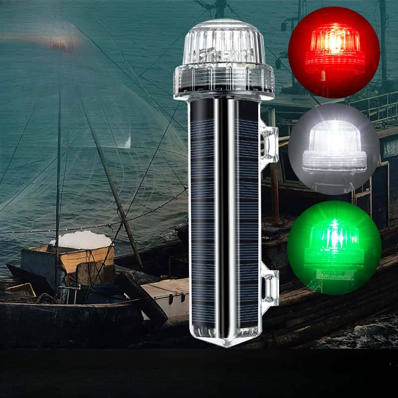 Fishing Boat Oar - New Solar Ocean Signal Light Navigation