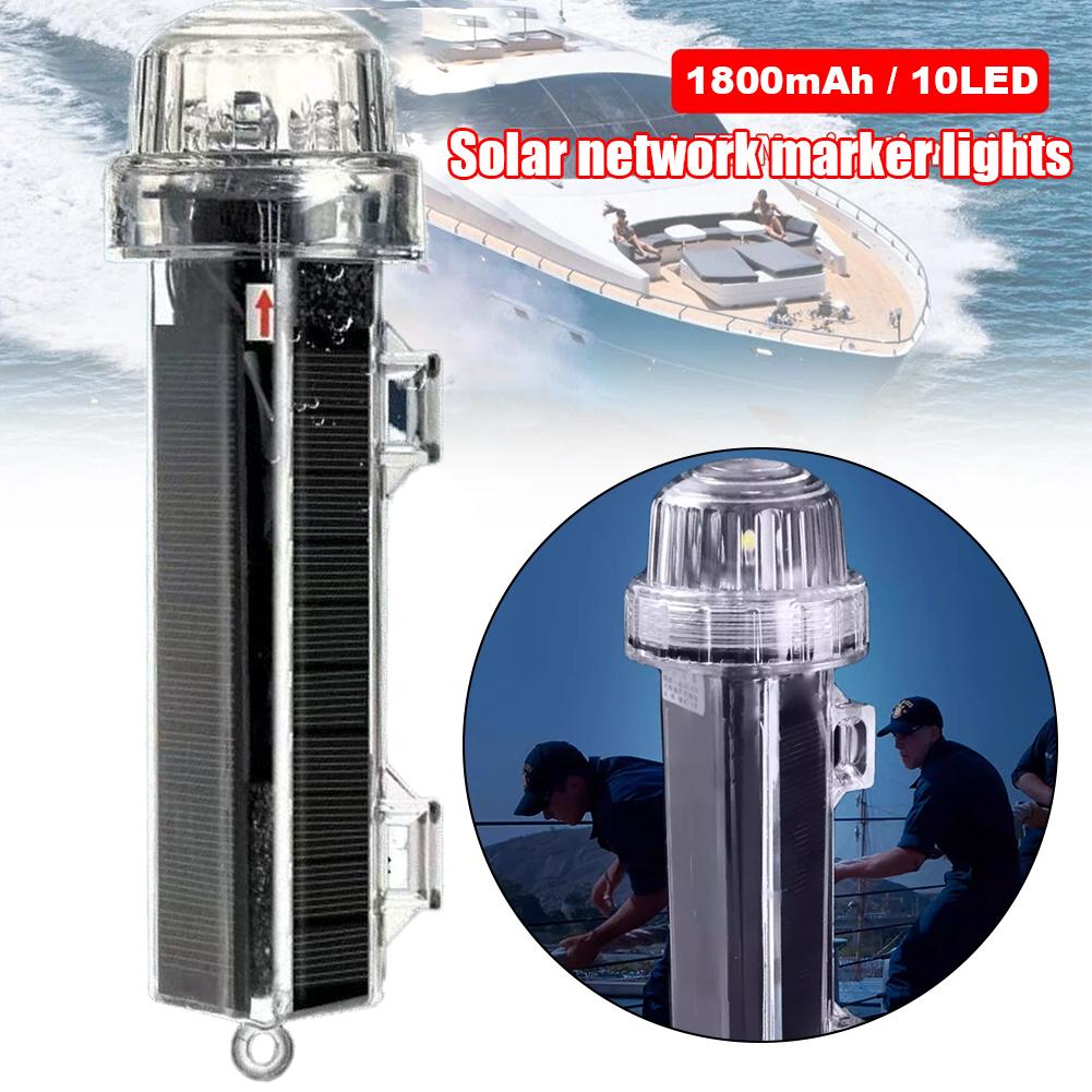 Fishing Boat Navigation Light - New Solar Ocean Signal Light Navigation