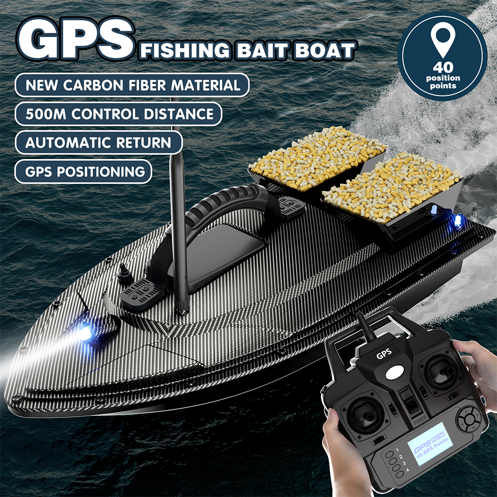 Fishing Boat Gps - V070 12000mAh/5200mAh RC Bait Boat 500