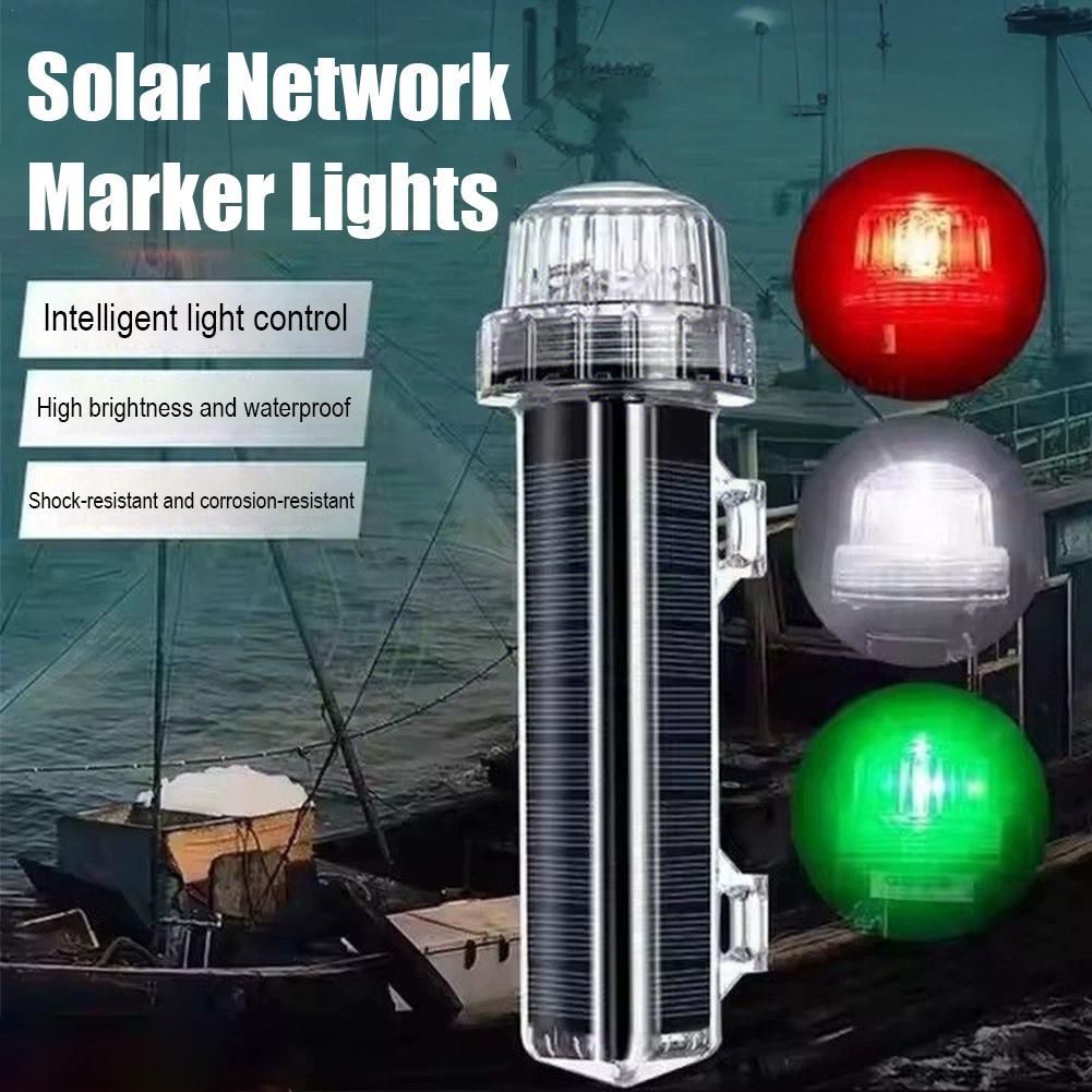 Fishing Boat Oar - Solar Ocean Signal Light Navigation Signal