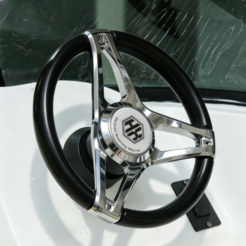Fishing Boat Steering Wheel - Marine Steering Wheel With Assist Ball