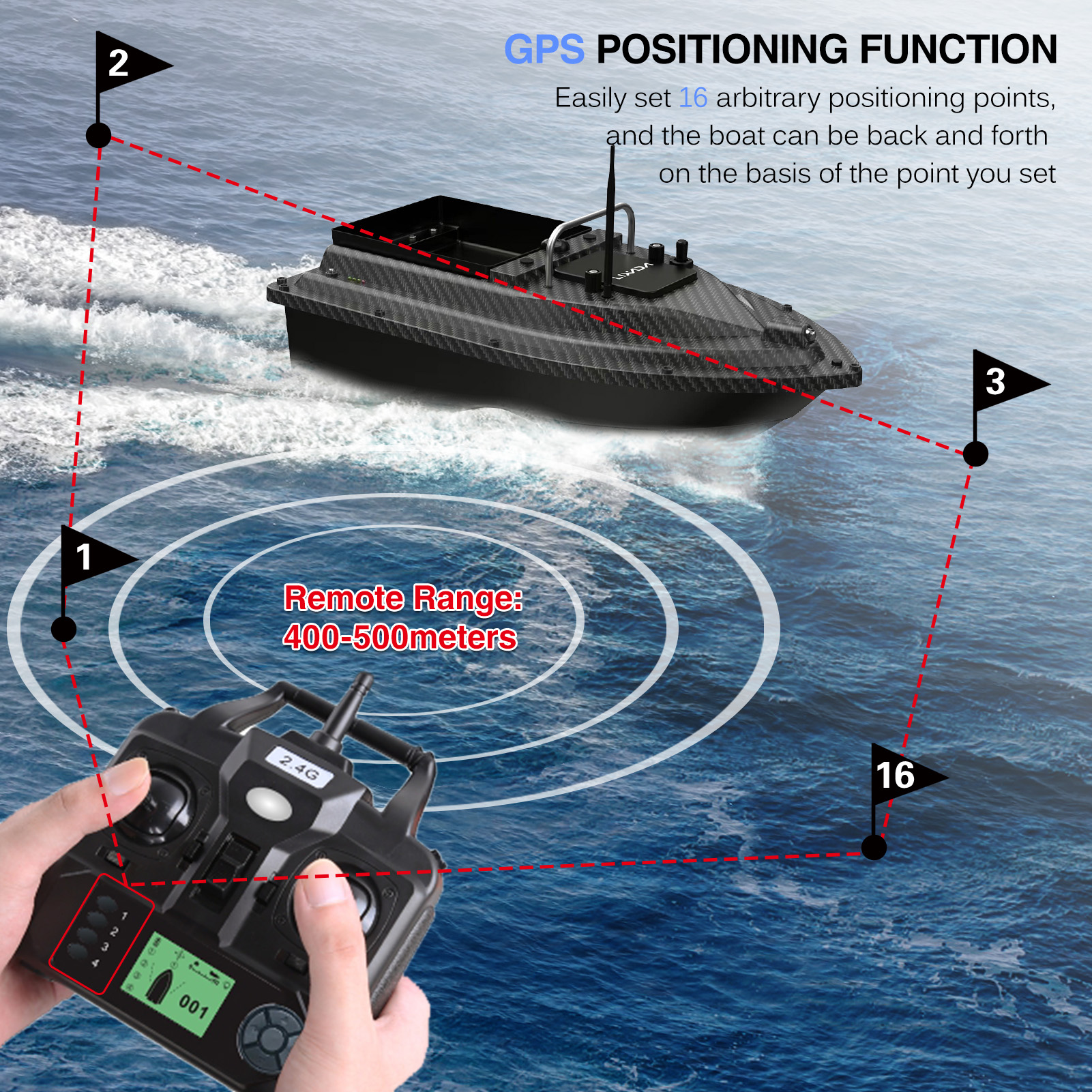 Fishing Bait Boat GPS Fishing  - Fishing Boat Gps recension och pris