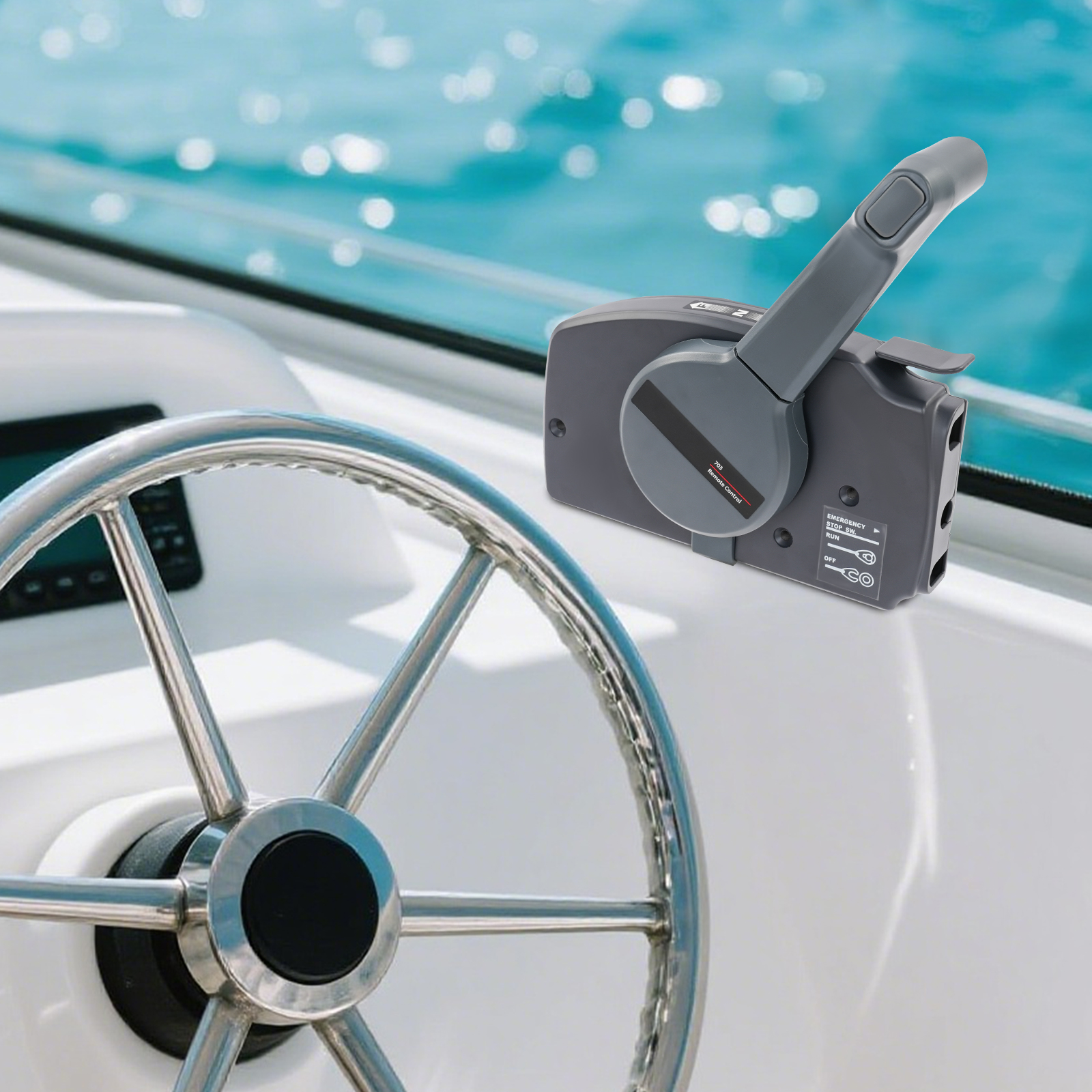 Outboard Remote Control Box Si - Fishing Boat Outboard Motor recension och pris