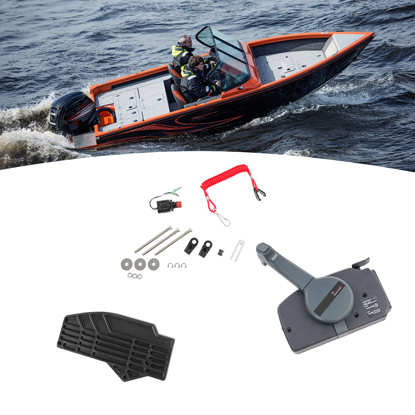 Outboard Remote Control Box Si - Fishing Boat Outboard Motor recension och pris