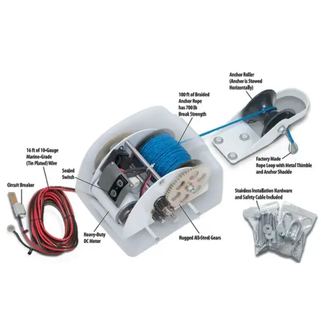 Factory Direct Sailboat Yacht  - Fishing Boat Anchor Winch recension och pris