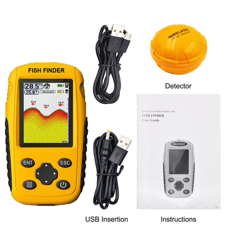 Fish finder wireless Wireless  - Fishing Boat Depth Finder recension och pris