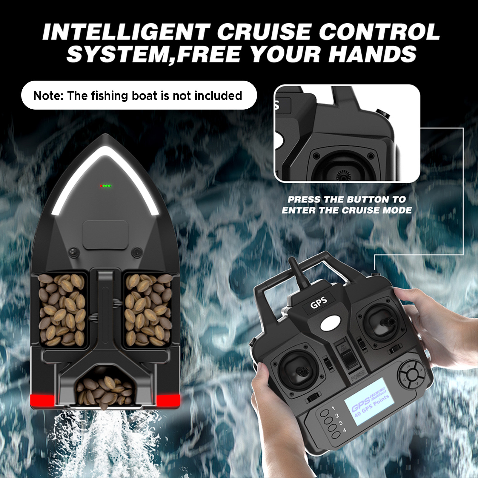 Remote Control for V020 GPS Fi - Fishing Boat Gps recension och pris