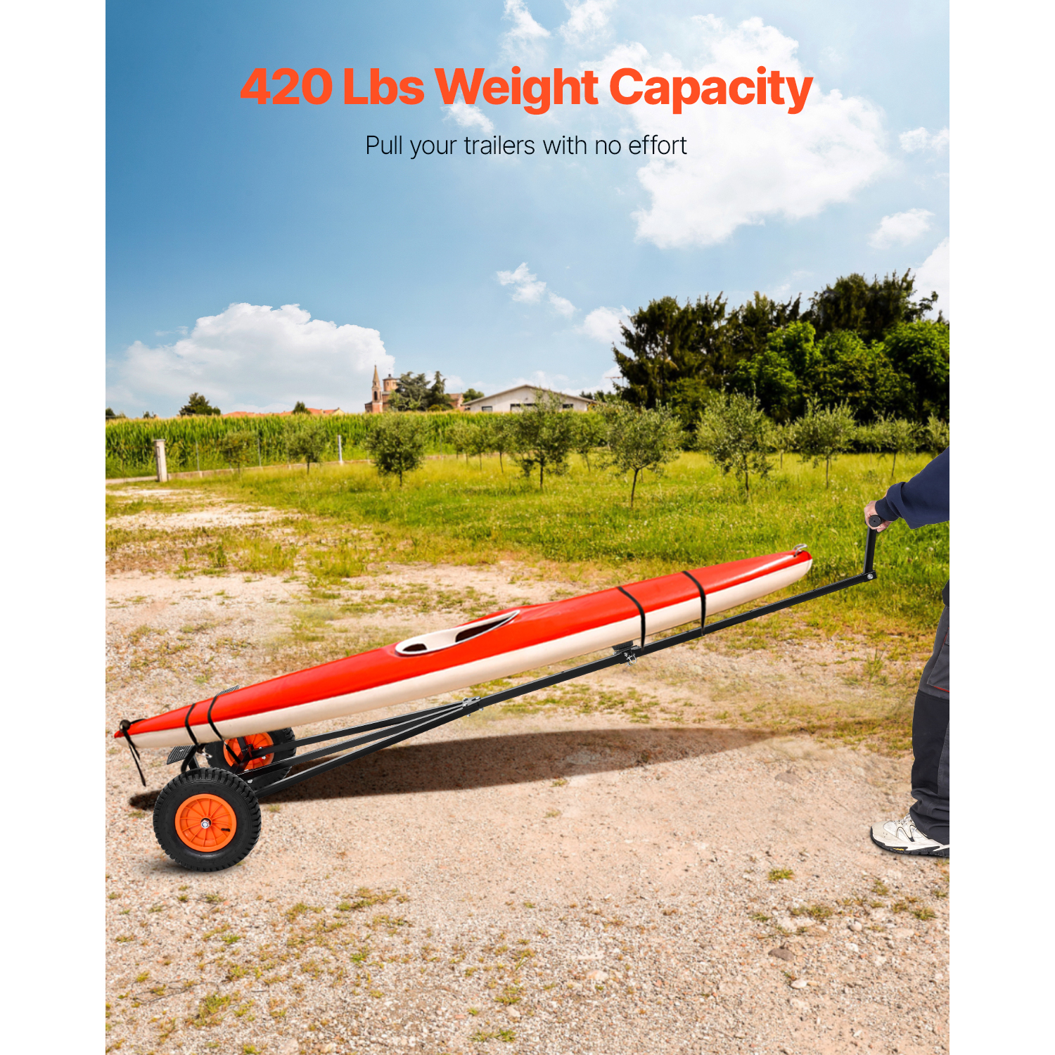 SucceBuy 420lbs Boat Trailer D - Fishing Boat Trailer recension och pris