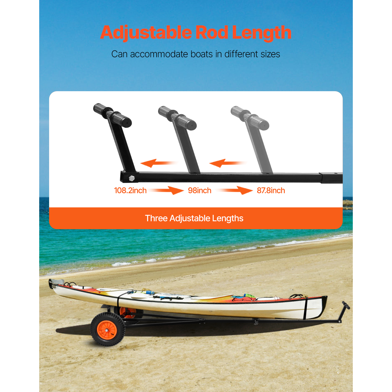 SucceBuy 420lbs Boat Trailer D - Fishing Boat Trailer recension och pris