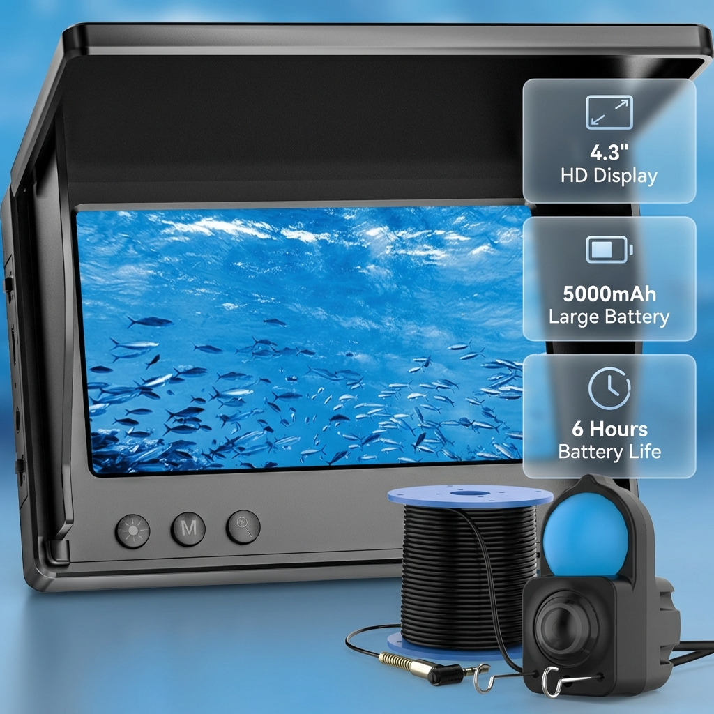 Fish Finder Underwater Camera  - Fishing Boat Depth Finder recension och pris