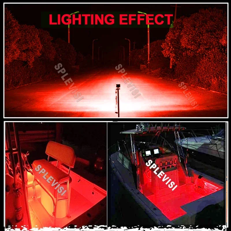 2x Marine LED Light Navigation - Fishing Boat Navigation Light recension och pris