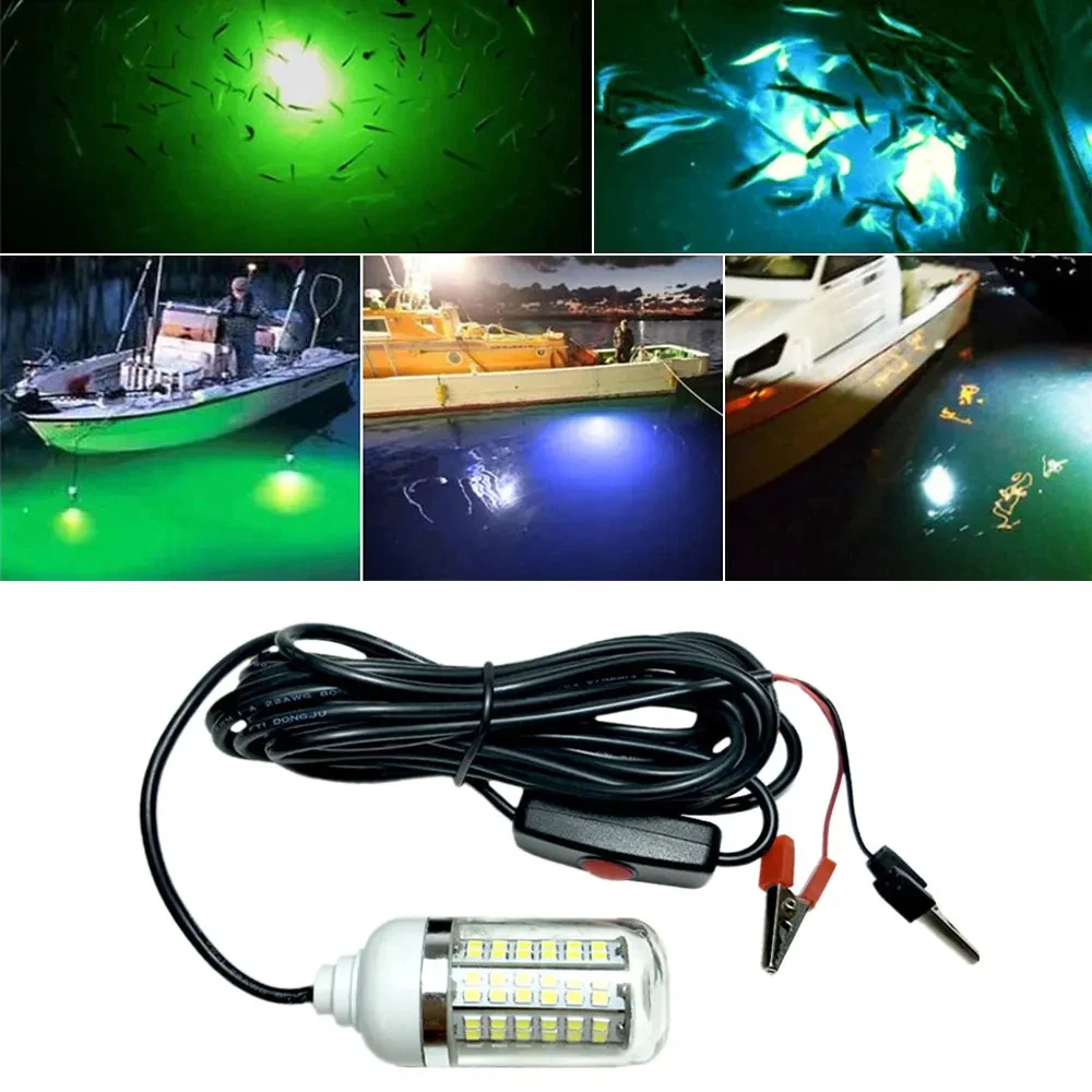 12V Underwater Lamp 15W 108 LE - Fishing Boat Depth Finder recension och pris
