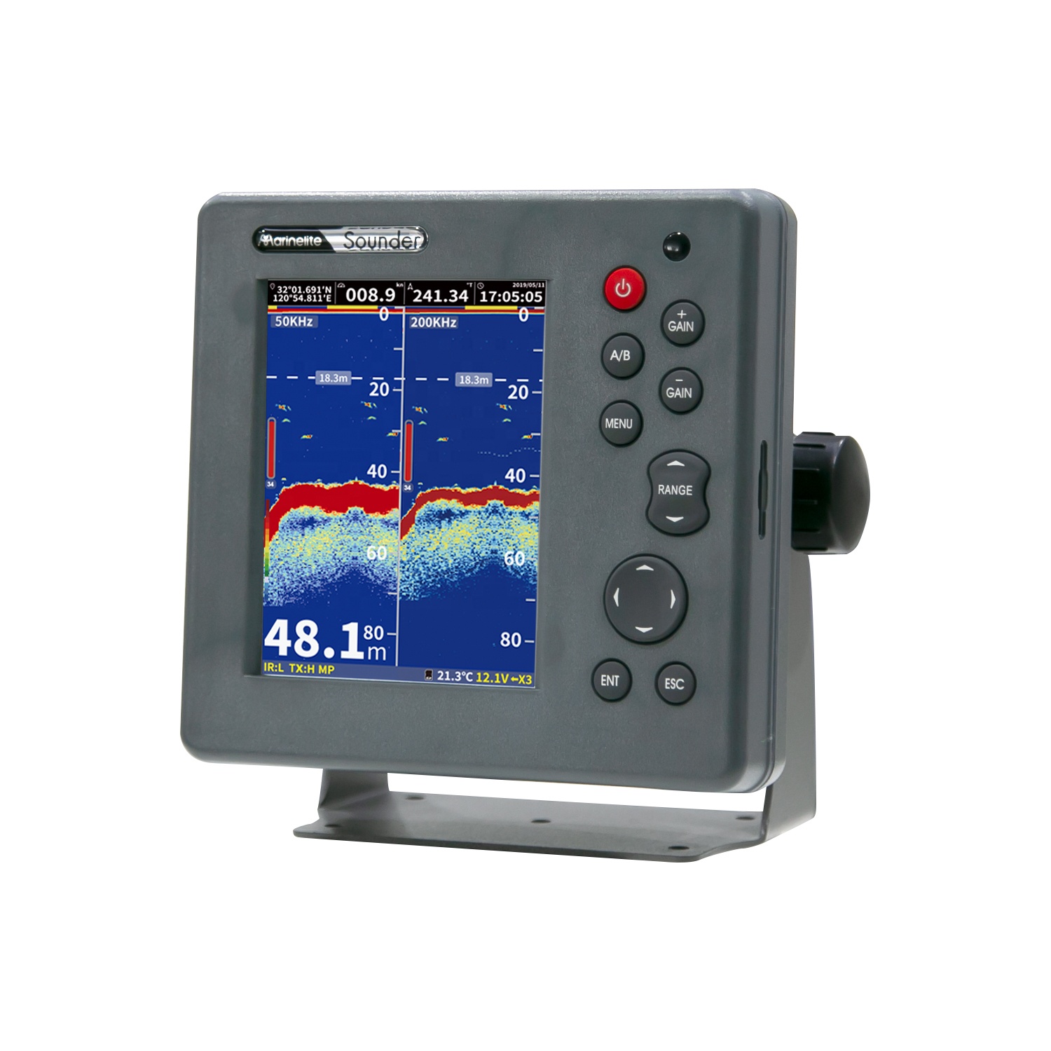 Commercial 6-inch Fish Finder  - Fishing Boat Depth Finder recension och pris