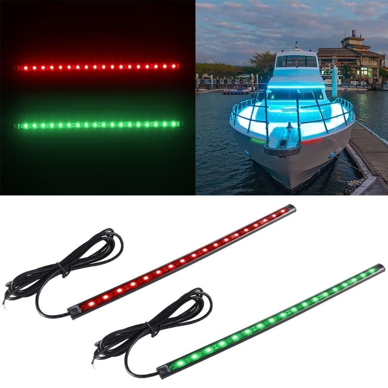 652F 2Pcs LED Boat Navigation  - Fishing Boat Navigation Light recension och pris