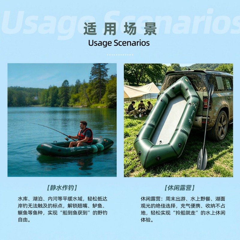 BLFst Fly Fishing Boat TPU Bac - Fishing Boat Inflatable recension och pris