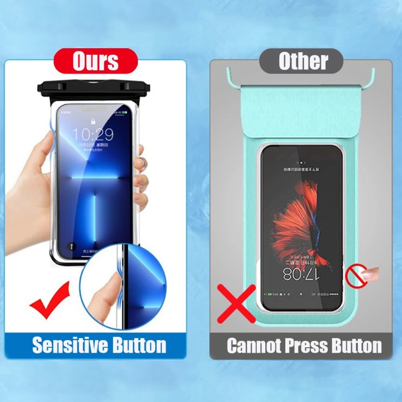 Universal Waterproof Phone Cas - Fishing Boat Cover recension och pris