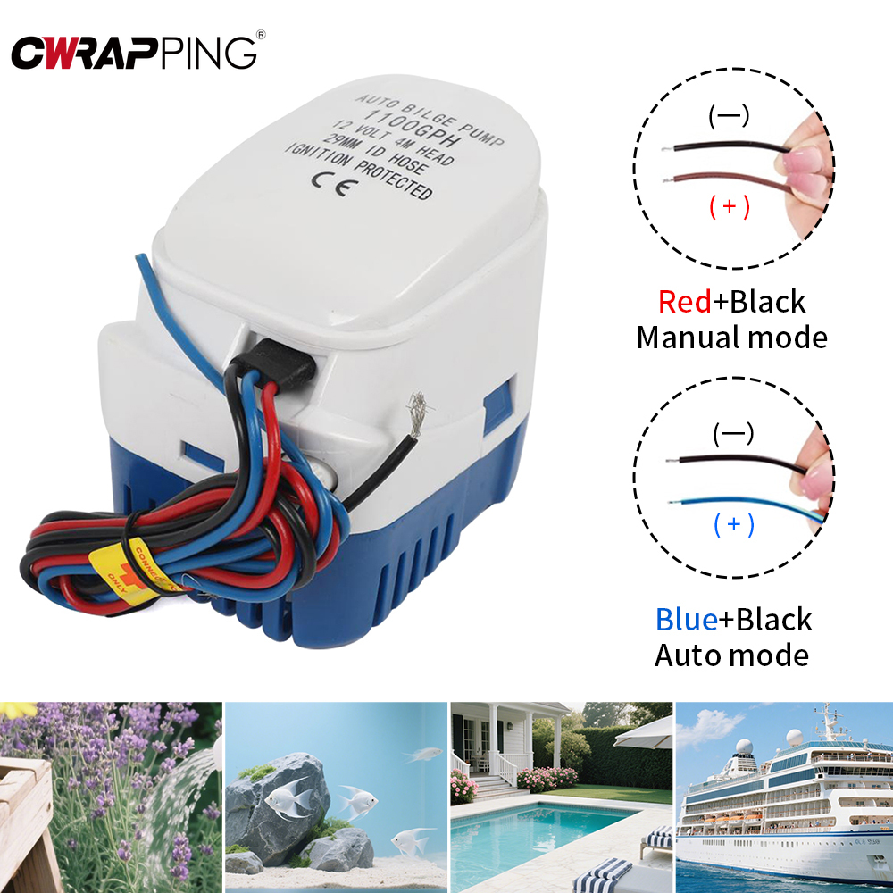 Car RV Bilge Pump for Boats Ac - Fishing Boat Bilge Pump recension och pris