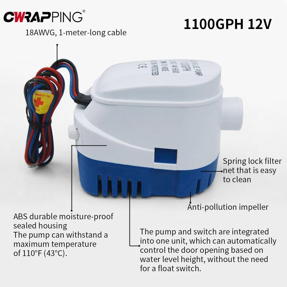 Car RV Bilge Pump for Boats Ac - Fishing Boat Bilge Pump recension och pris