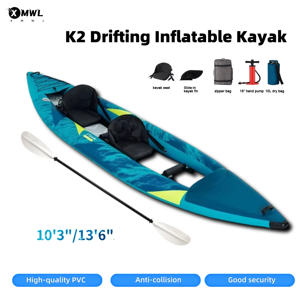 Canoe Kayak Inflatable Boat 1- - Fishing Boat Seat recension och pris