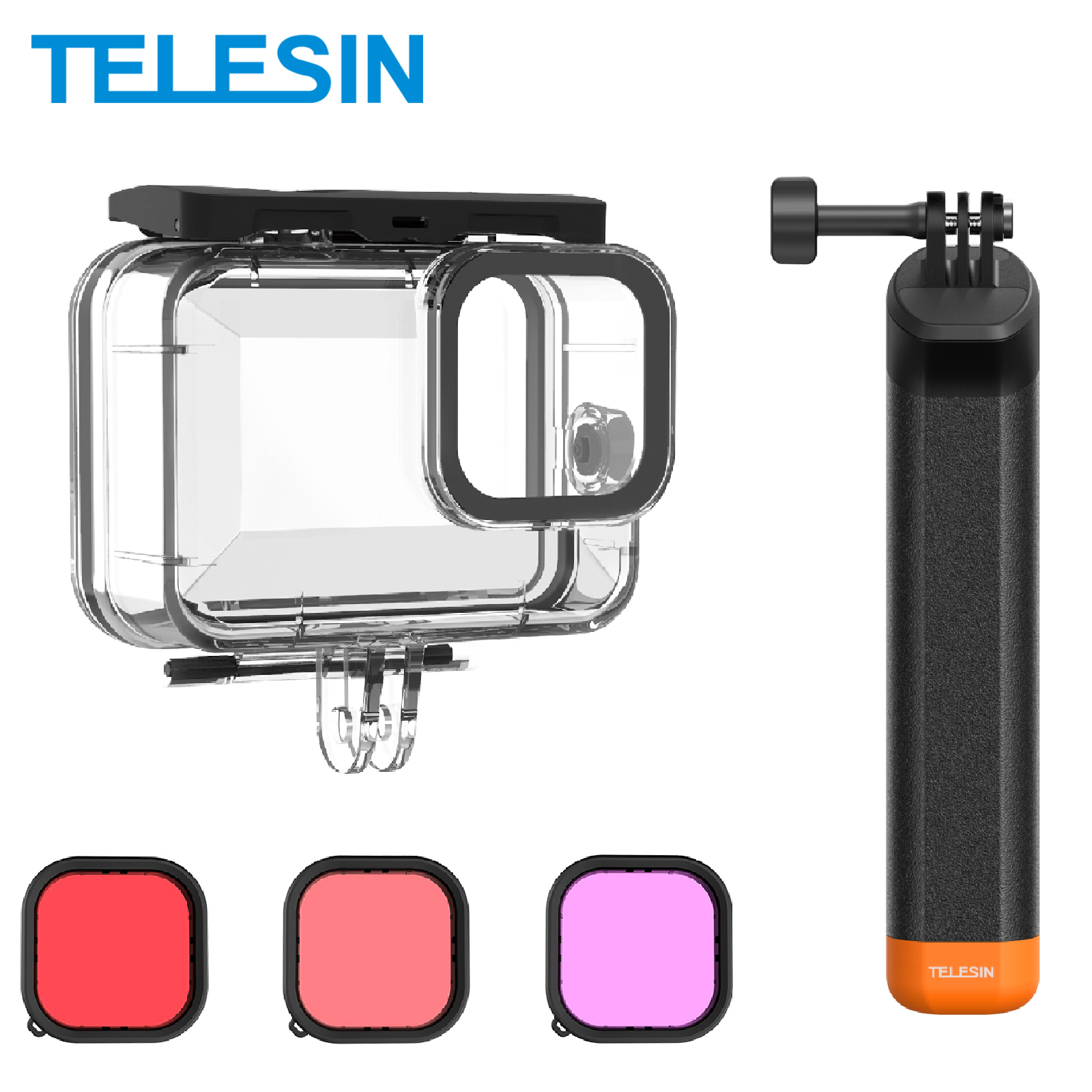 TELESIN 60M Waterproof Housing - Fishing Boat Cover recension och pris