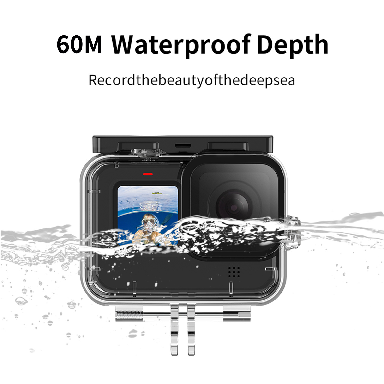 TELESIN 60M Waterproof Housing - Fishing Boat Cover recension och pris
