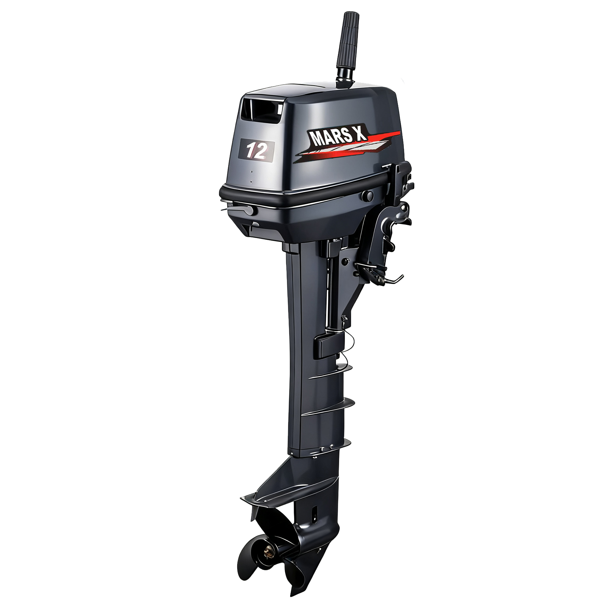 MARS X 12HP Two-Stroke Outboar - Fishing Boat Outboard Motor recension och pris