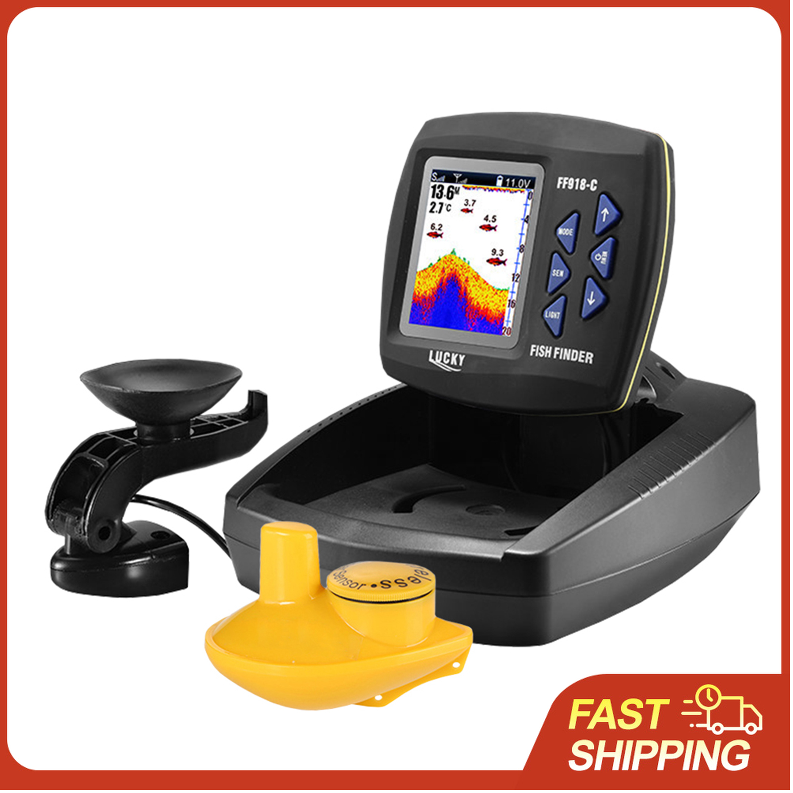 Portable Fish Finder Wireless  - Fishing Boat Depth Finder recension och pris