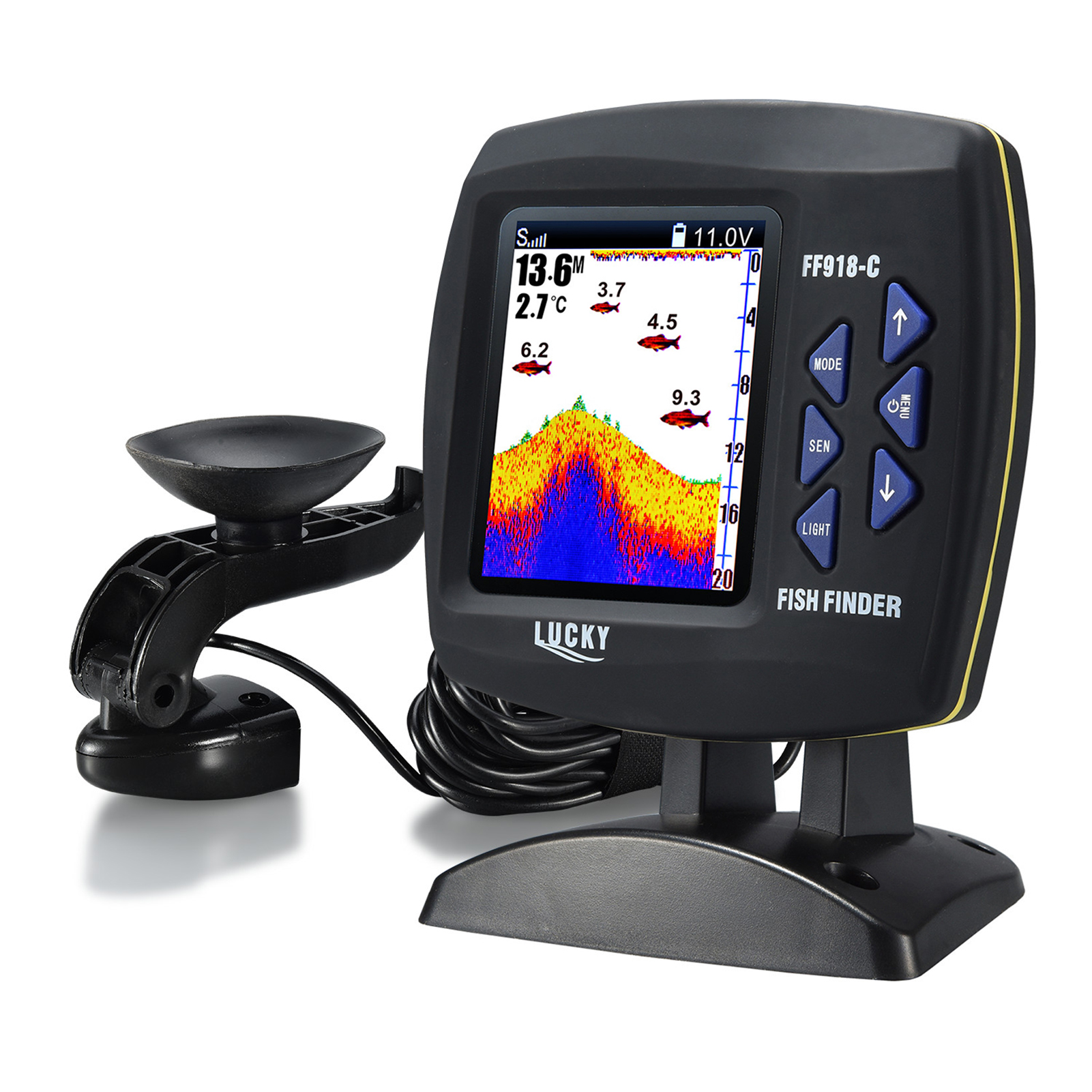 Portable Fish Finder Wireless  - Fishing Boat Depth Finder recension och pris