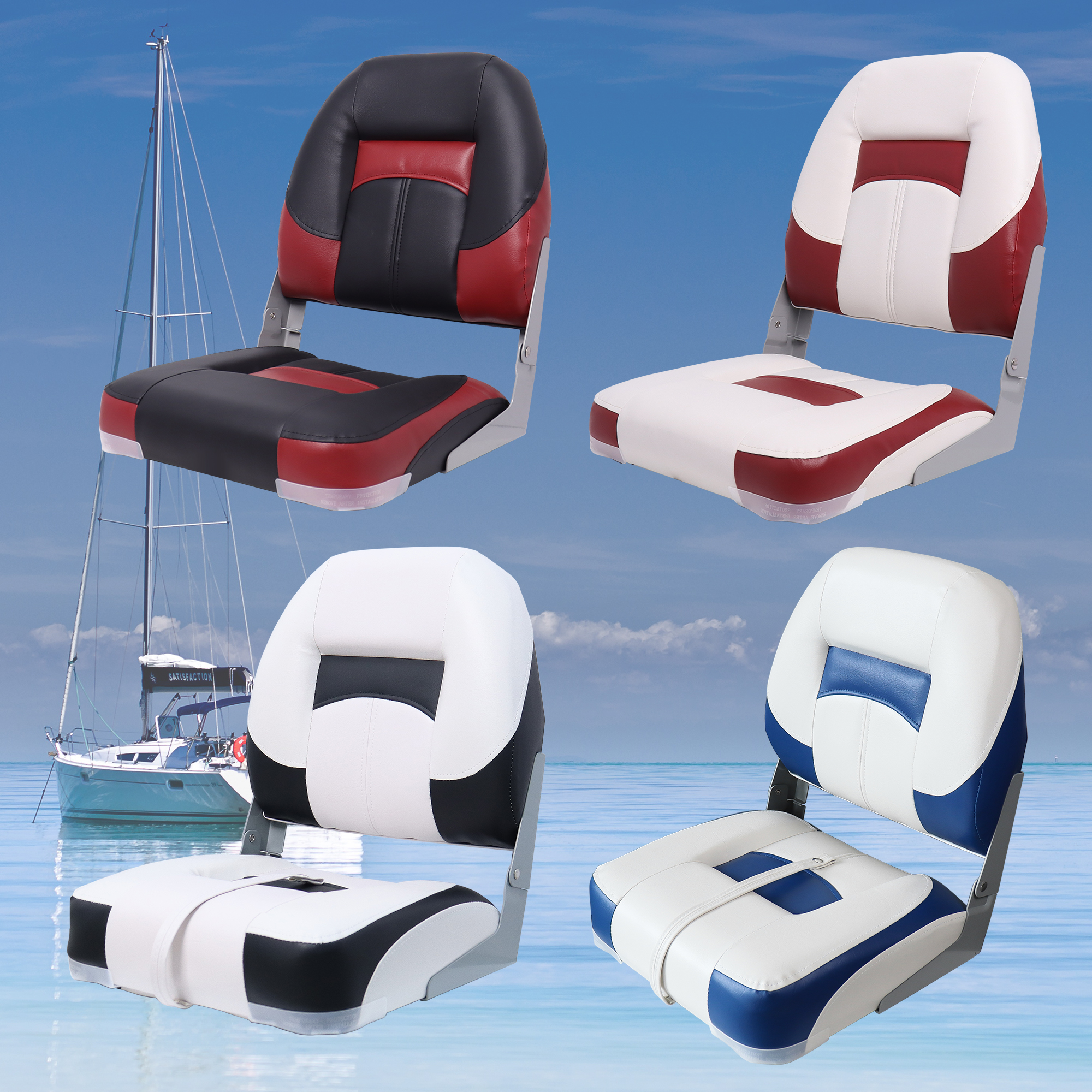 Folding Bass Boat Seats Classi - Fishing Boat Steering Wheel recension och pris