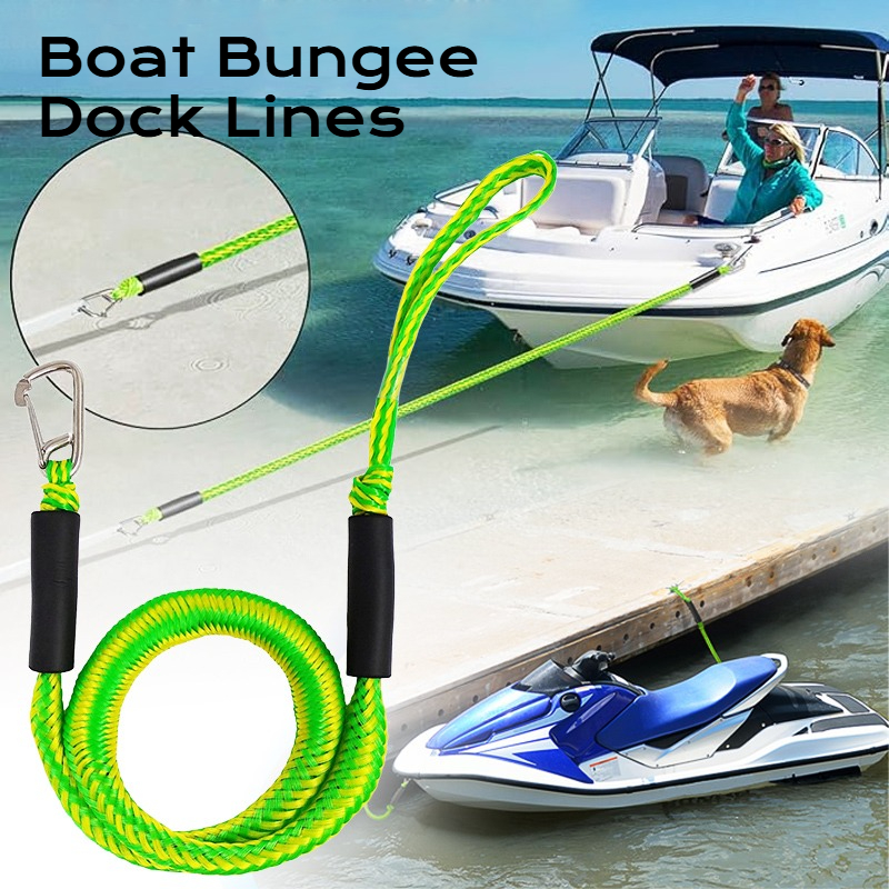 Boat Bungee Dock Line M8 Hook  - Fishing Boat Anchor recension och pris