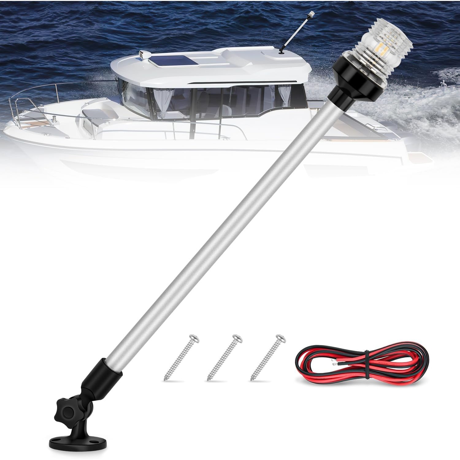 Nilight Marine Boat Stern Ligh - Fishing Boat Navigation Light recension och pris