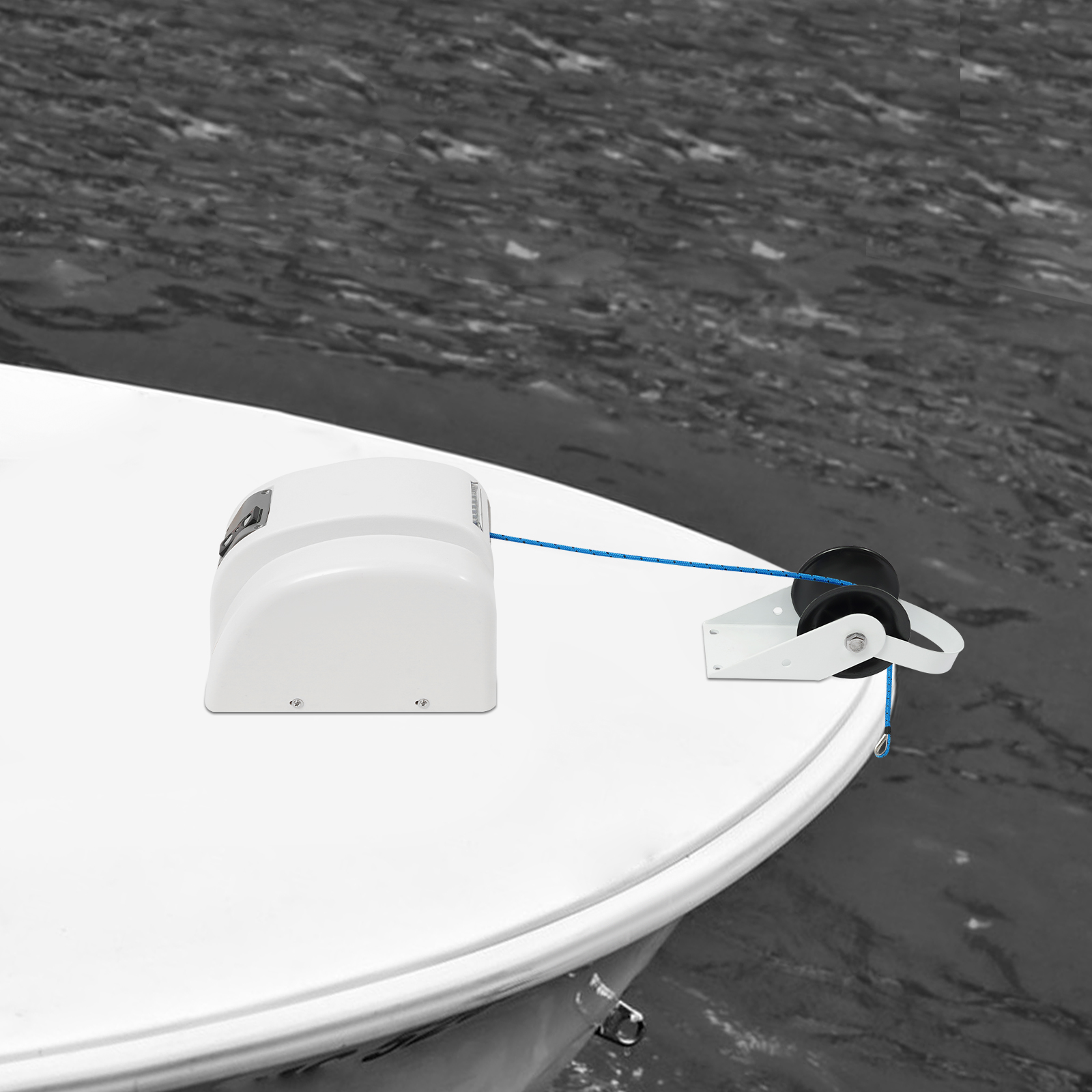 12V Electric Anchor Winch 45LB - Fishing Boat Anchor Winch recension och pris