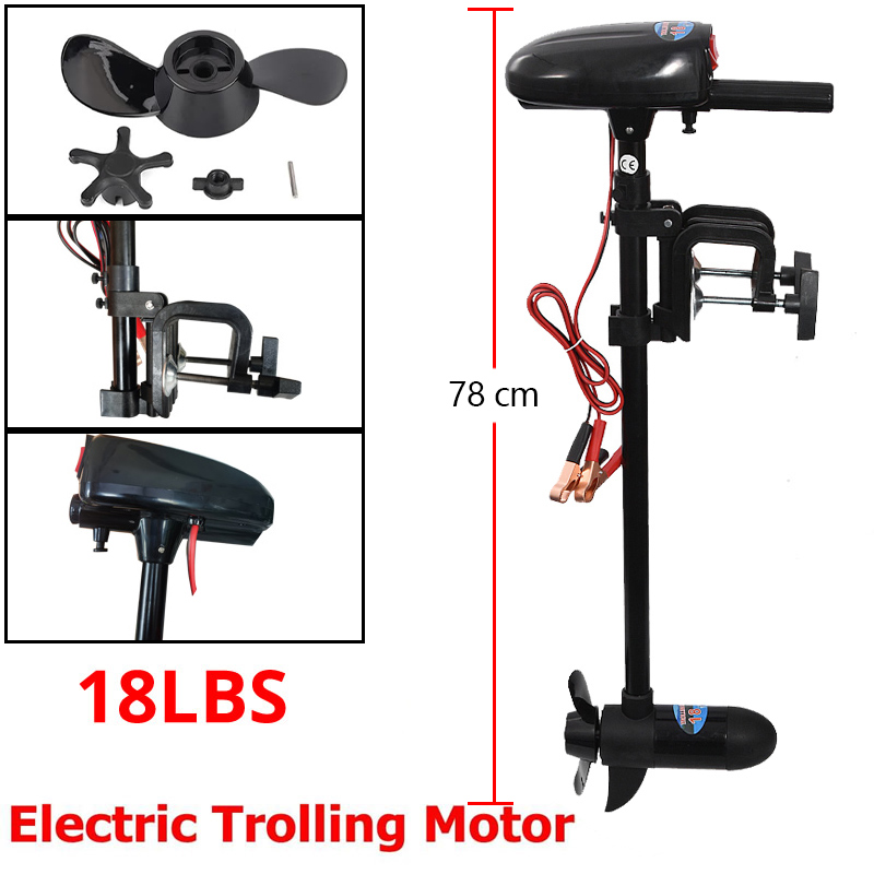 Electric Boat Motor 18LBS/28LB - Fishing Boat Trolling Motor recension och pris