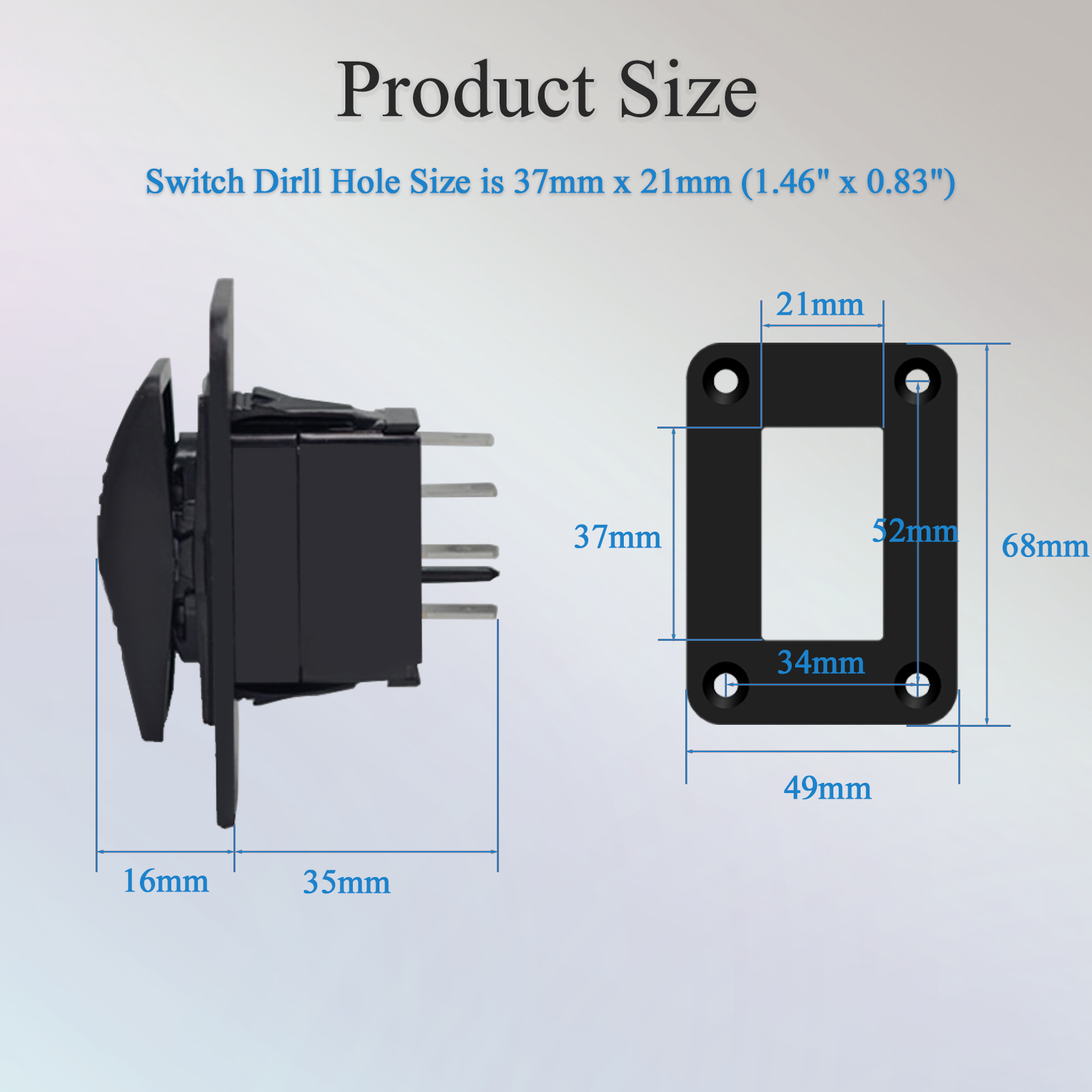 3 Way Bilge Pump Rocker Switch - Fishing Boat Bilge Pump recension och pris
