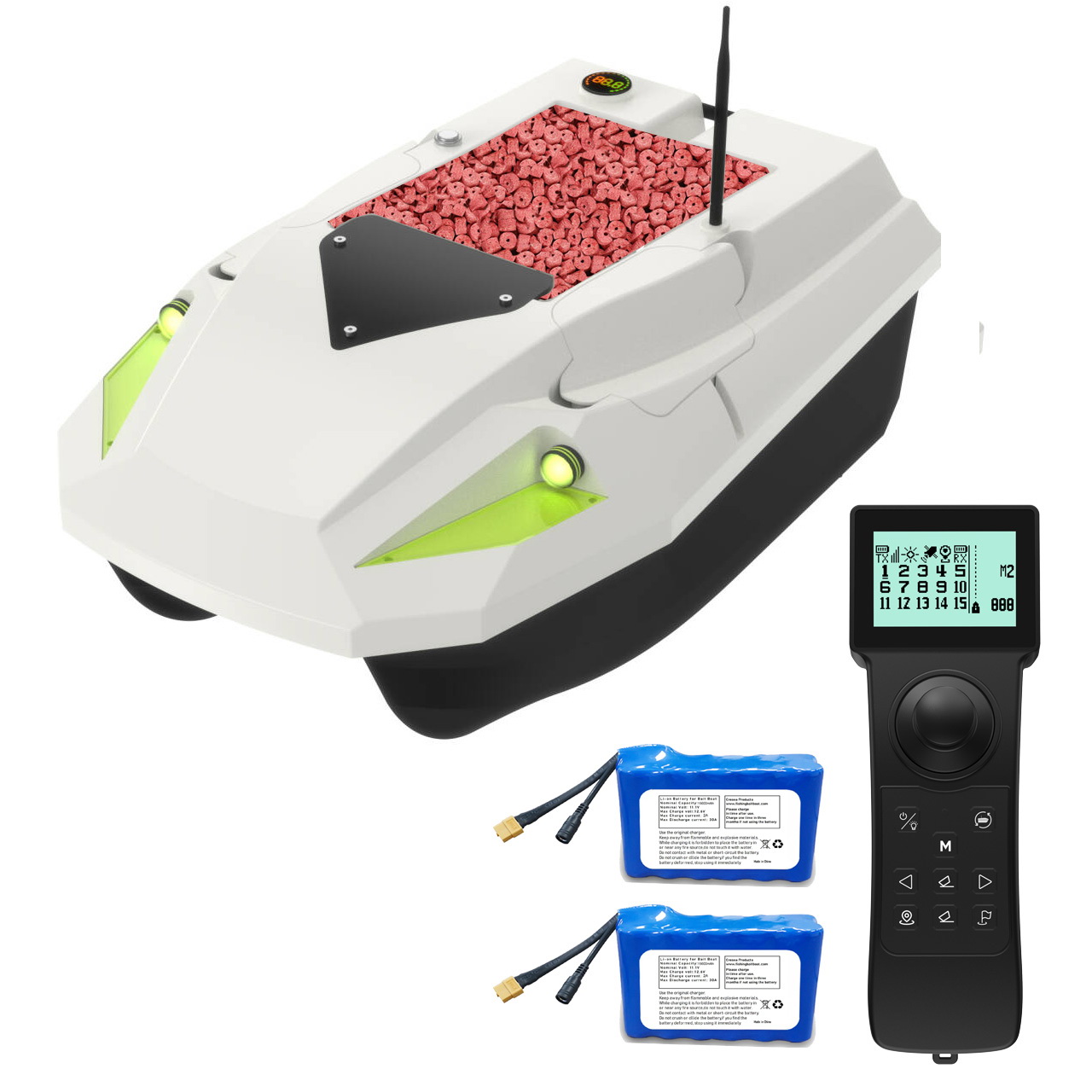 12V GPS RC Bait Boat 100 Posit - Fishing Boat Gps recension och pris