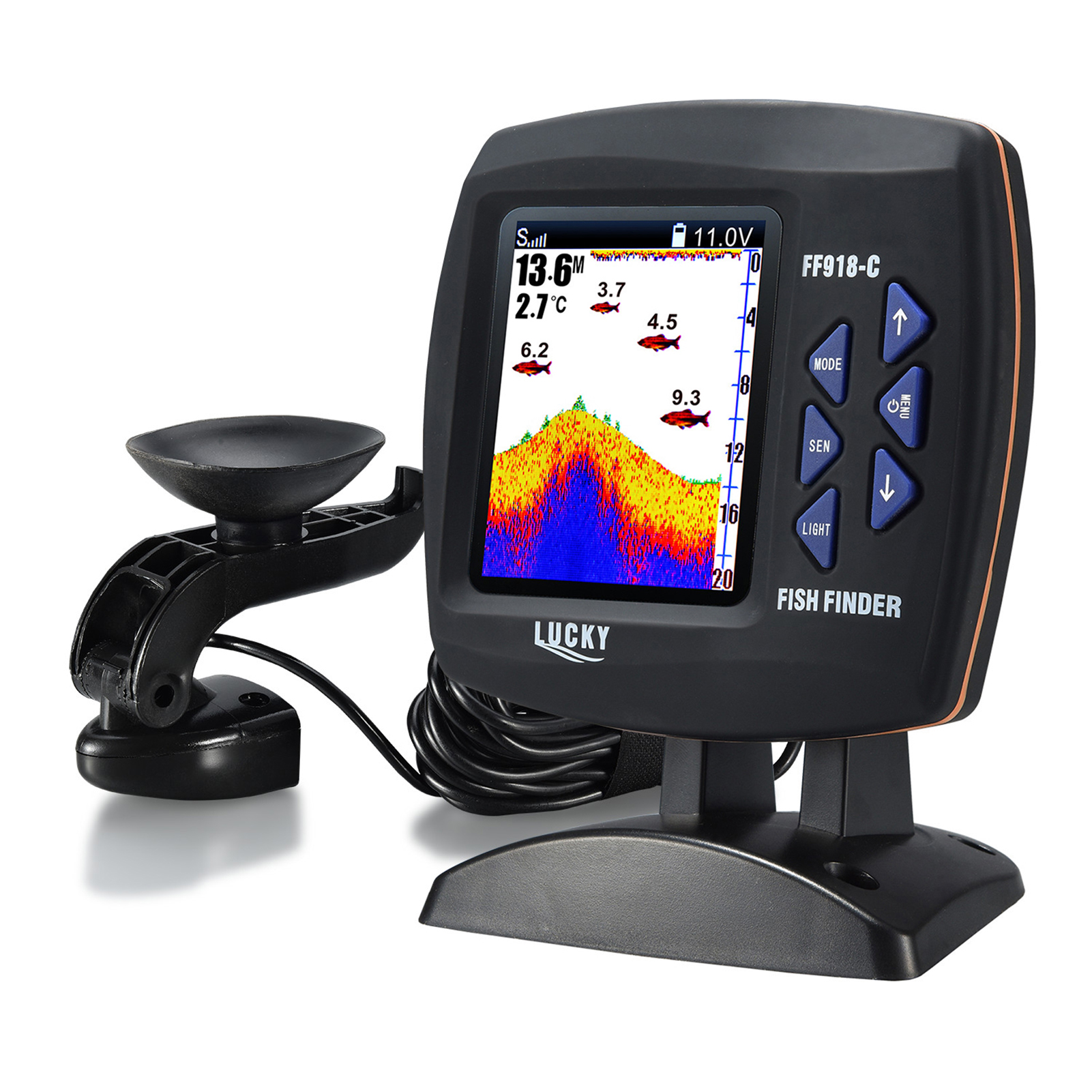 Fish Finder Wireless Sonar Sen - Fishing Boat Depth Finder recension och pris