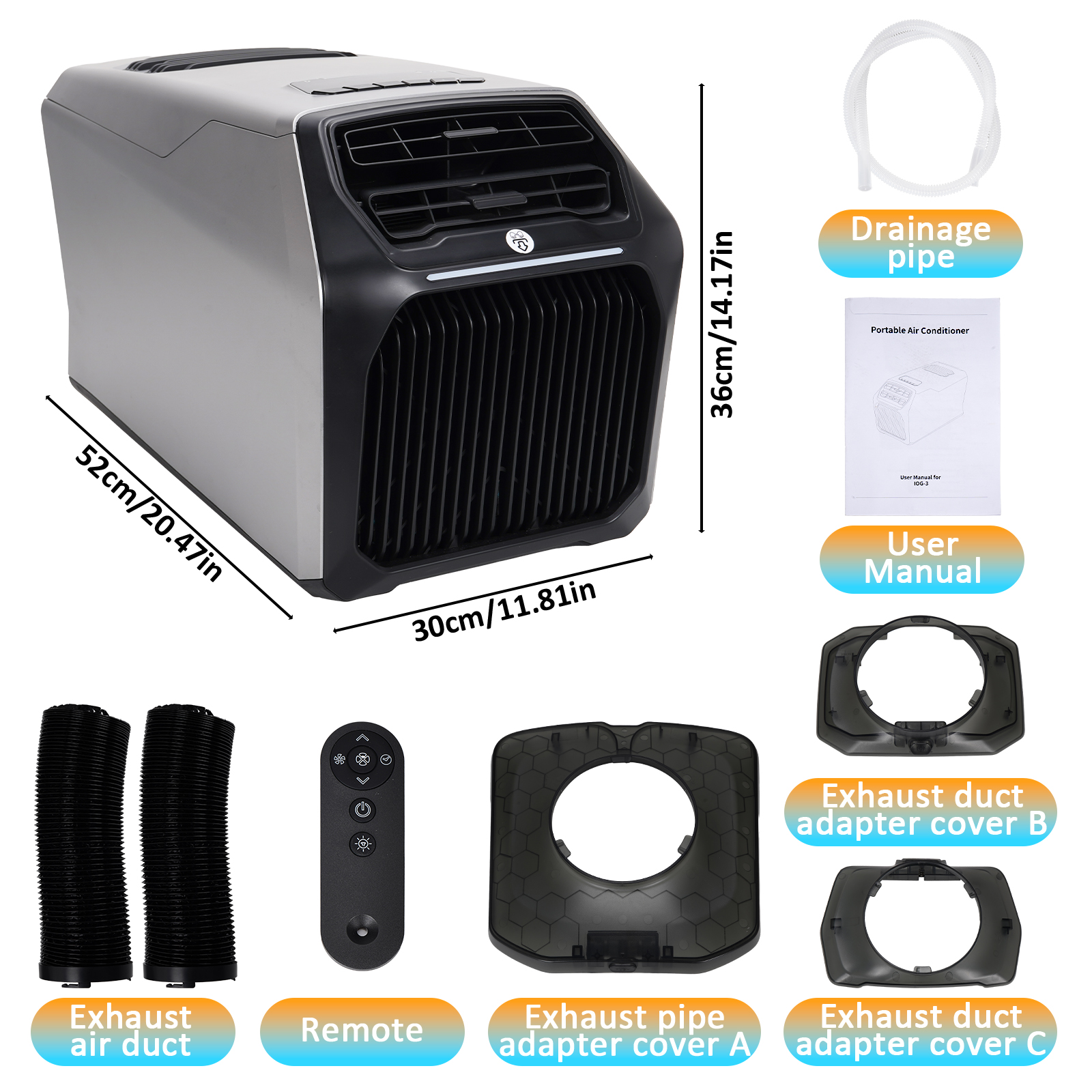 6800BTU Portable Air Condition - Fishing Boat Trailer recension och pris