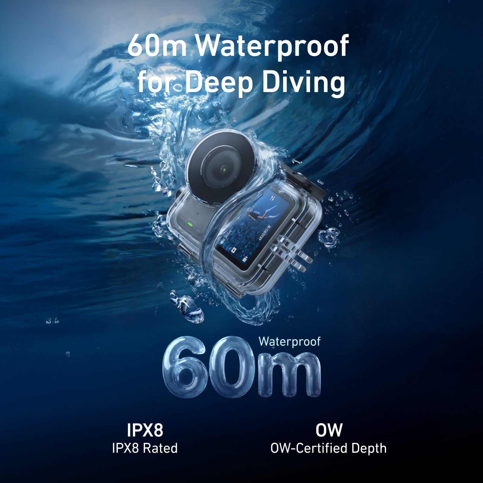 TELESIN 60M Diving Waterproof  - Fishing Boat Cover recension och pris