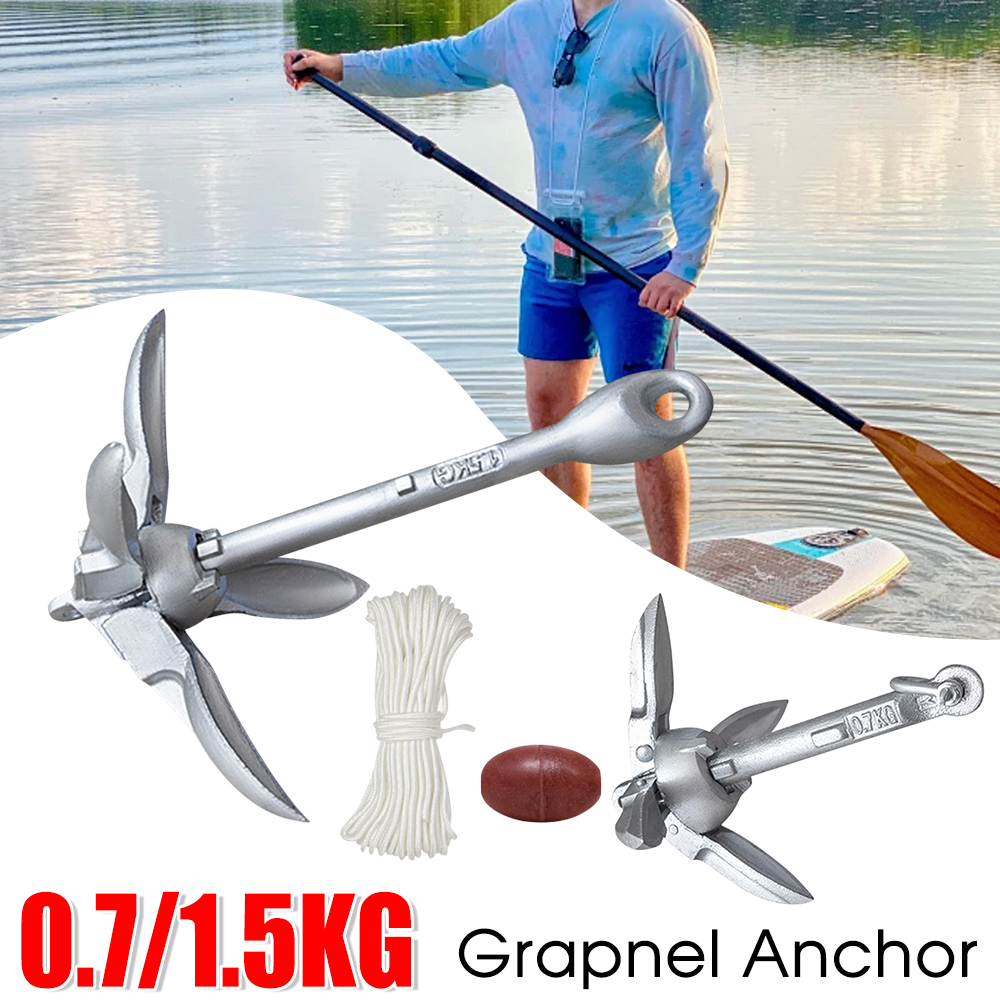 0.7/1.5KG Grapnel Anchor Folda - Fishing Boat Anchor recension och pris