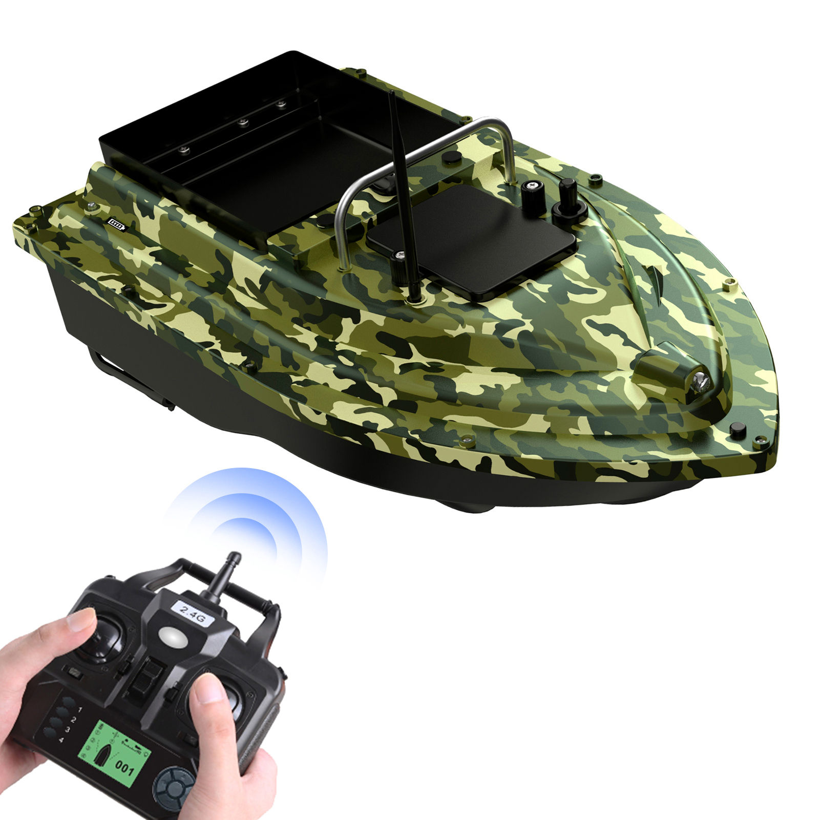 D16E GPS Fishing Bait Boat wit - Fishing Boat Gps recension och pris