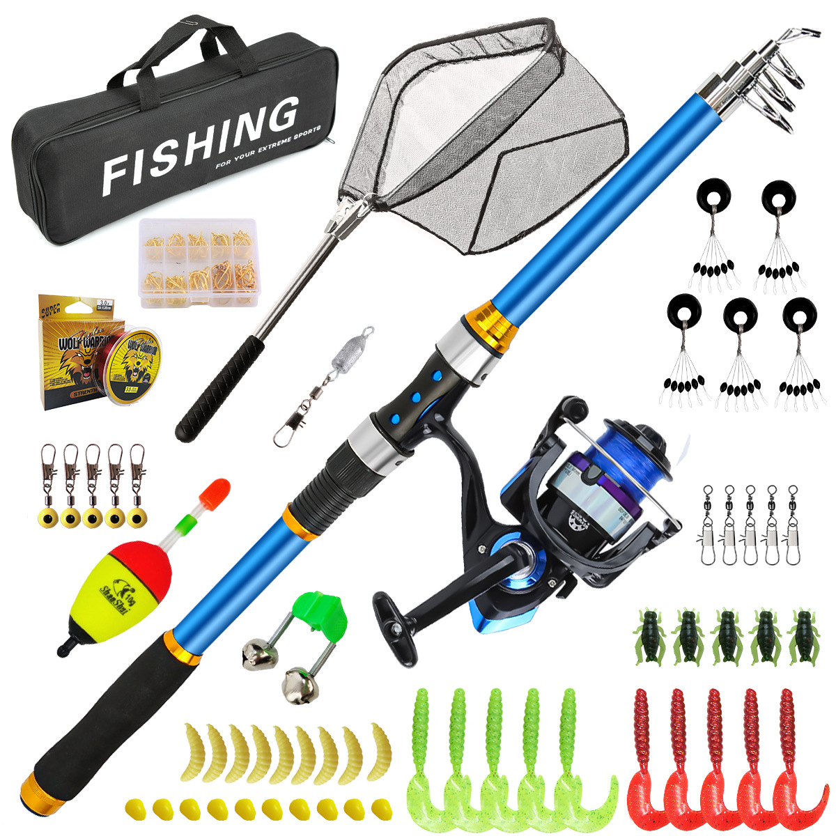 2.1-3.6M Telescopic Glass Fibe - Fishing Boat Fiberglass recension och pris