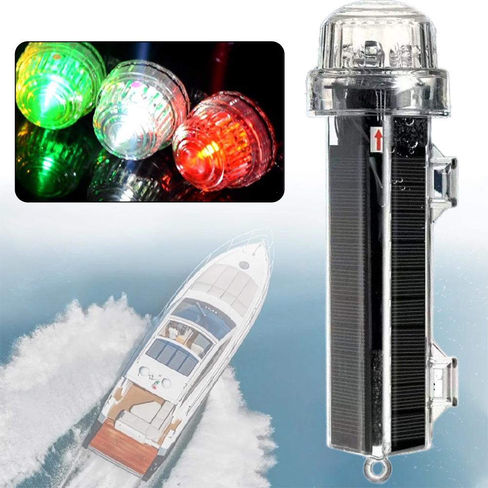 Solar Ocean Signal Light Navig - Fishing Boat Navigation Light recension och pris
