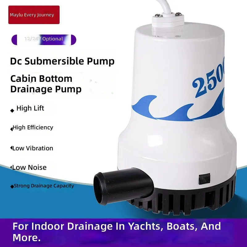 Marine Bilge Pump 12V 24V DC S - Fishing Boat Bilge Pump recension och pris