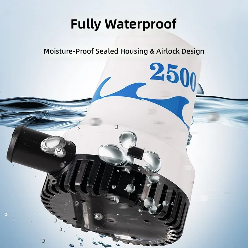 Marine Bilge Pump 12V 24V DC S - Fishing Boat Bilge Pump recension och pris