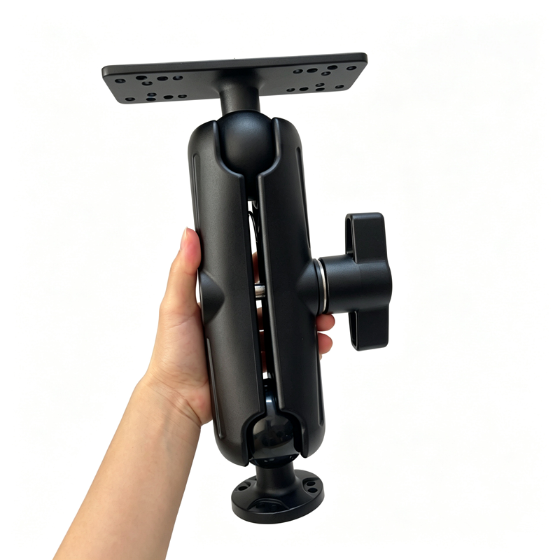 Aluminum Fish Finder Mount wit - Fishing Boat Depth Finder recension och pris