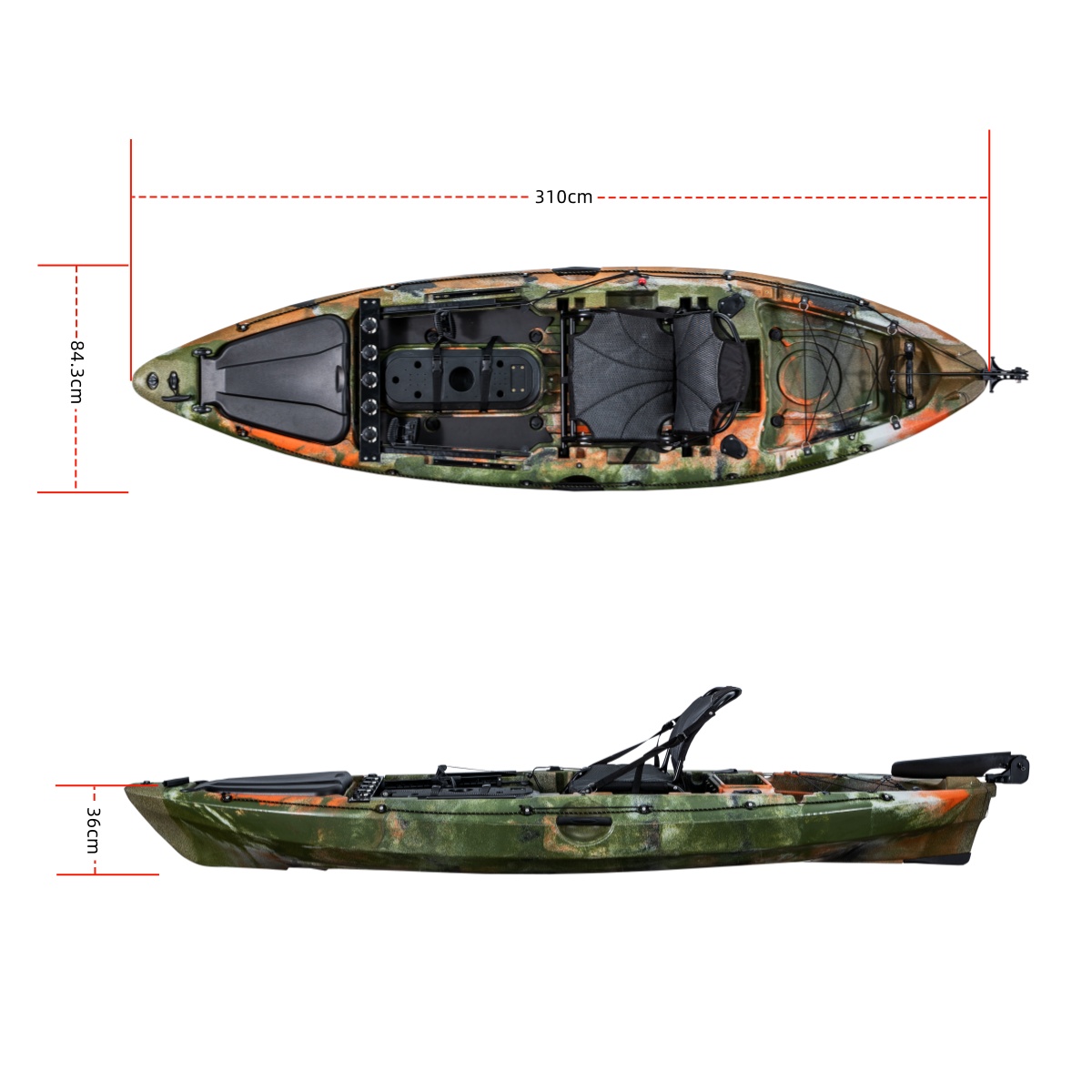First-class Single Fishing Kay - Fishing Boat Seat recension och pris