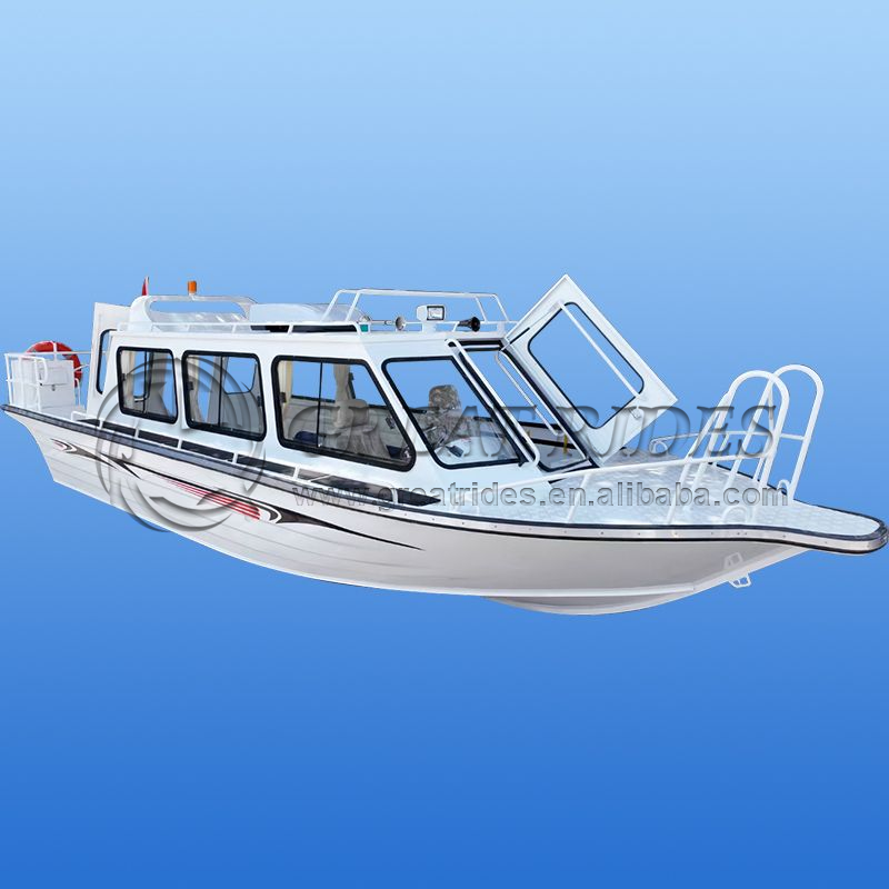 Luxury 25ft 7.5m Aluminum Allo - Fishing Boat Fiberglass recension och pris